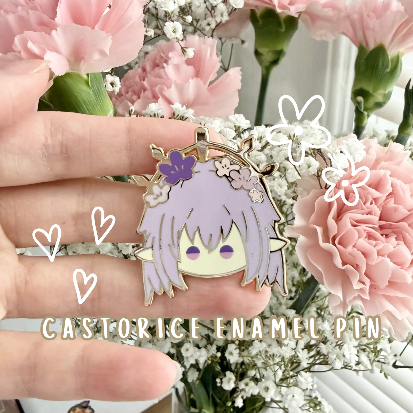 Castorice Enamel Pin