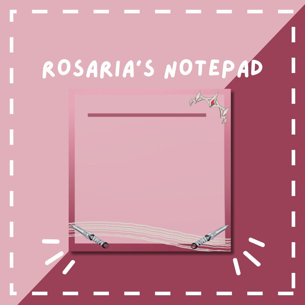 Rosaria Notepad
