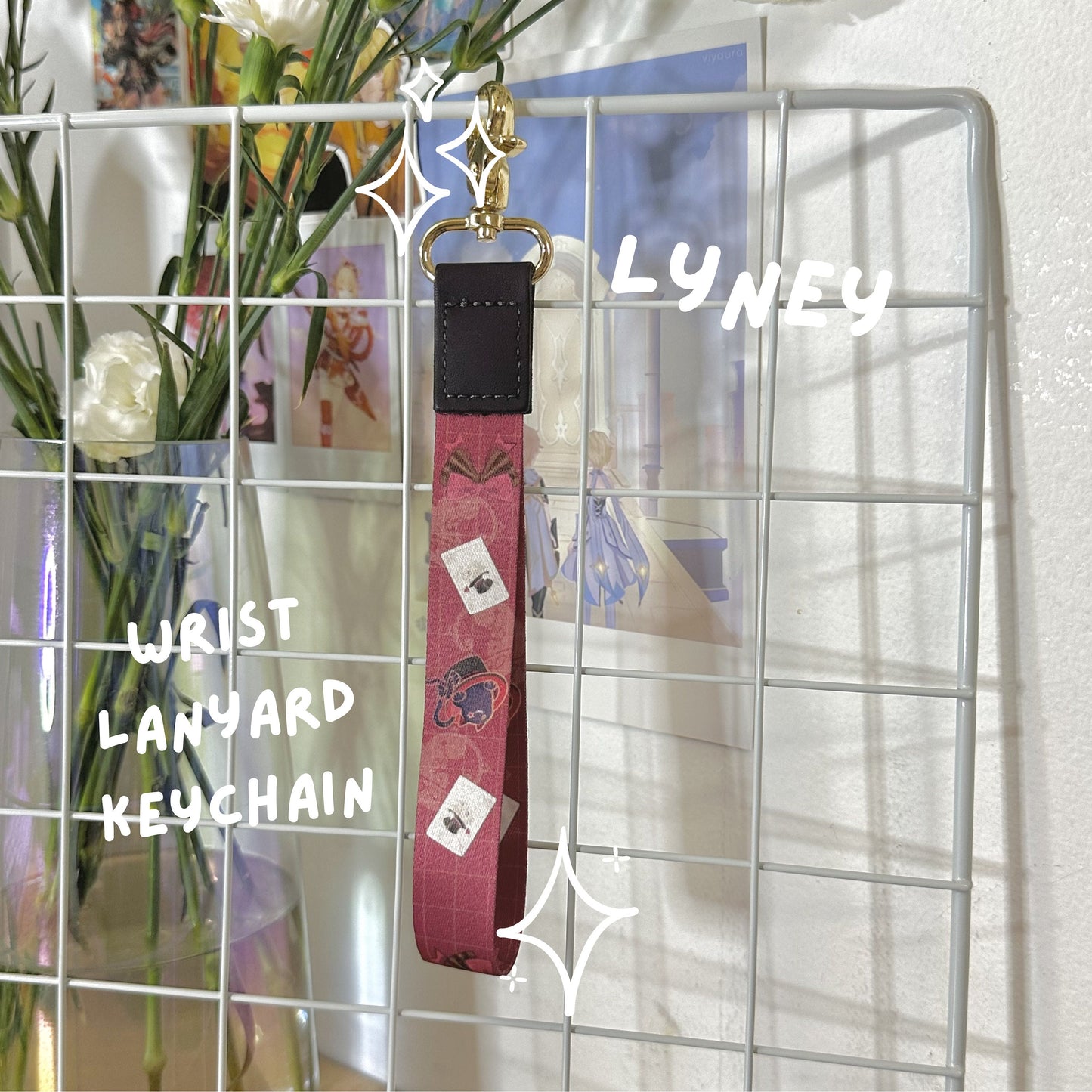 Lyney Wrist Lanyard Keychain