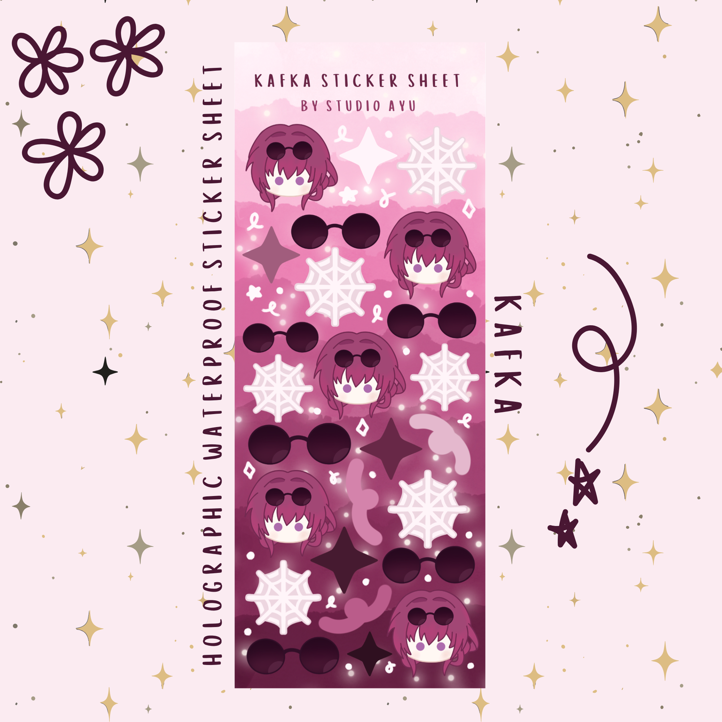 Kafka Holographic Sticker Sheet