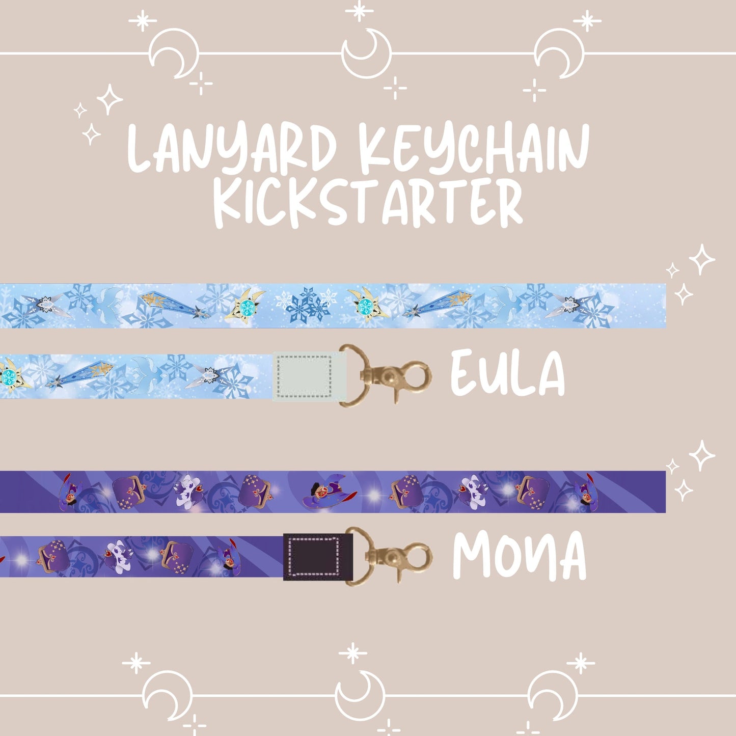 Mona Wrist Lanyard Keychain