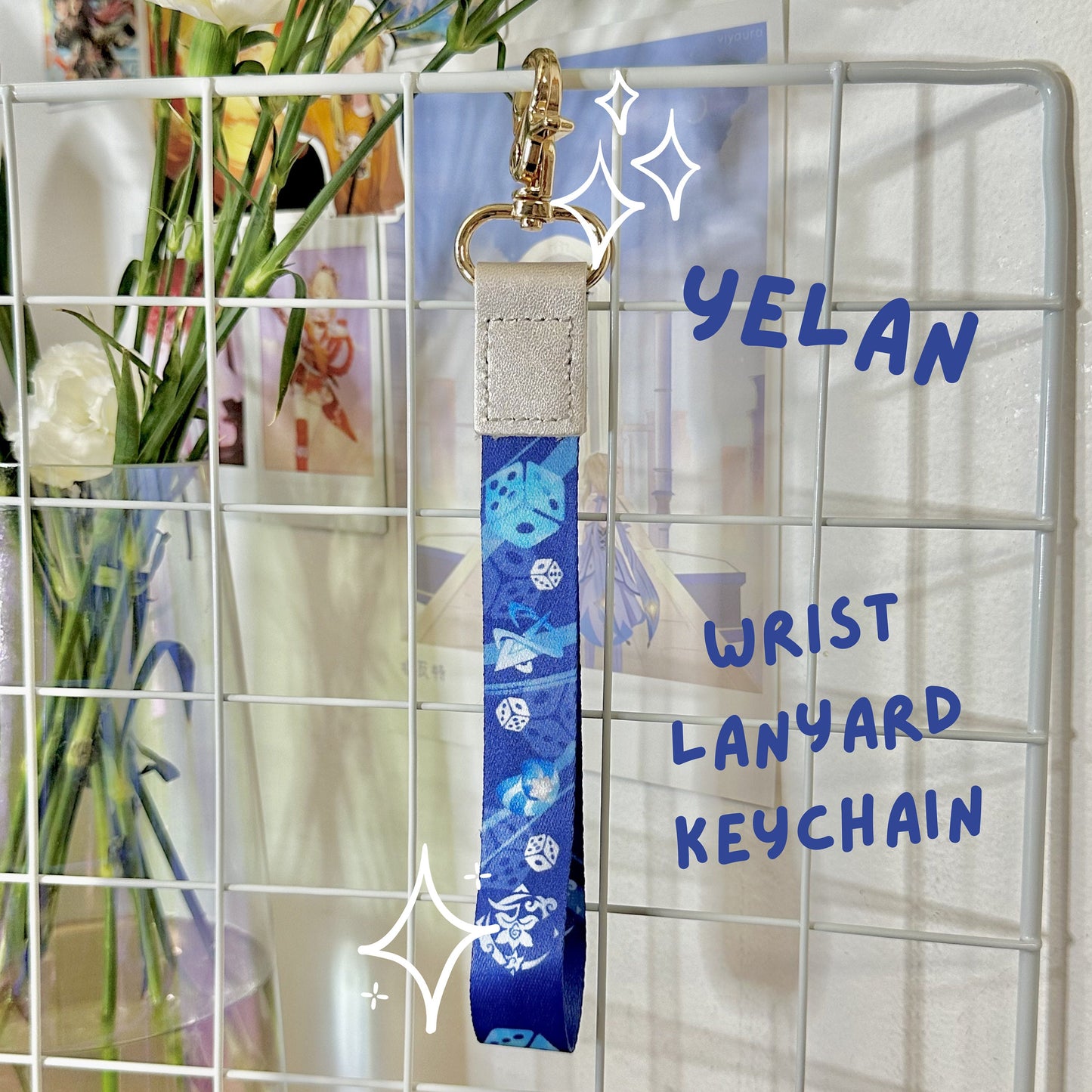 Yelan Wrist Lanyard Keychain