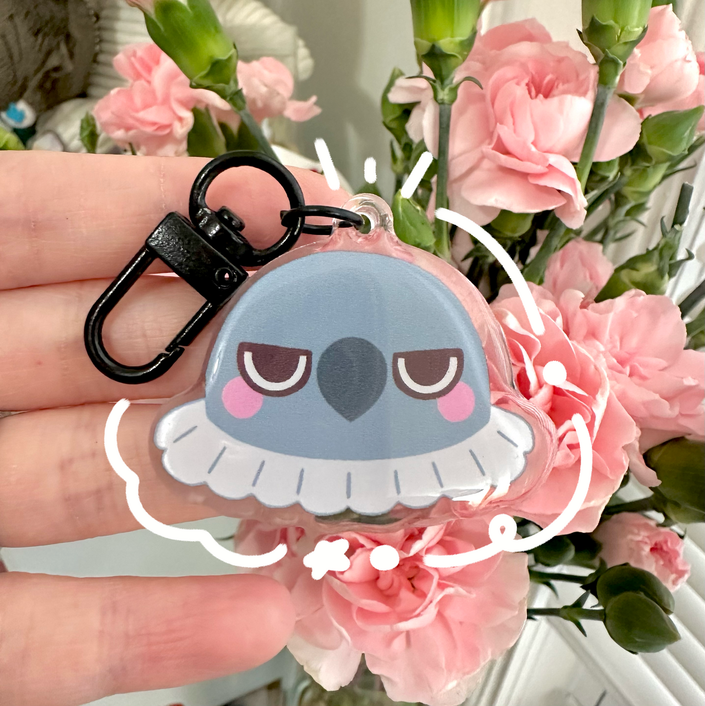 Sylus Mascot Epoxy Keychain Charm