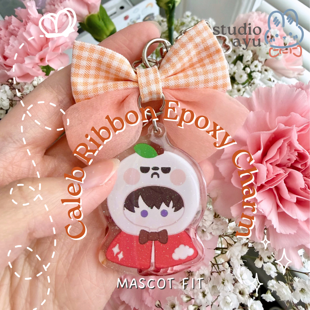 Caleb Ribbon Epoxy Charm - Mascot Fit