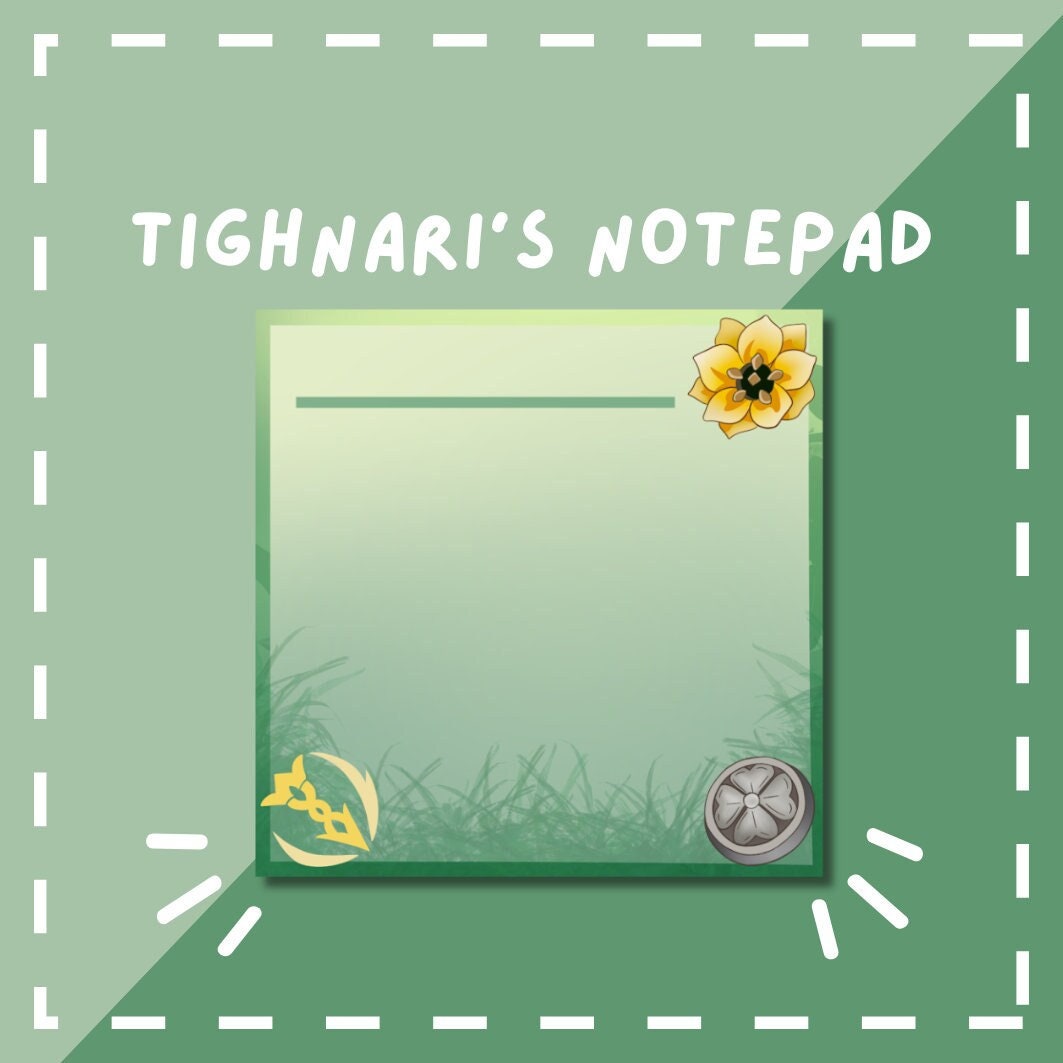 Tighnari Notepad