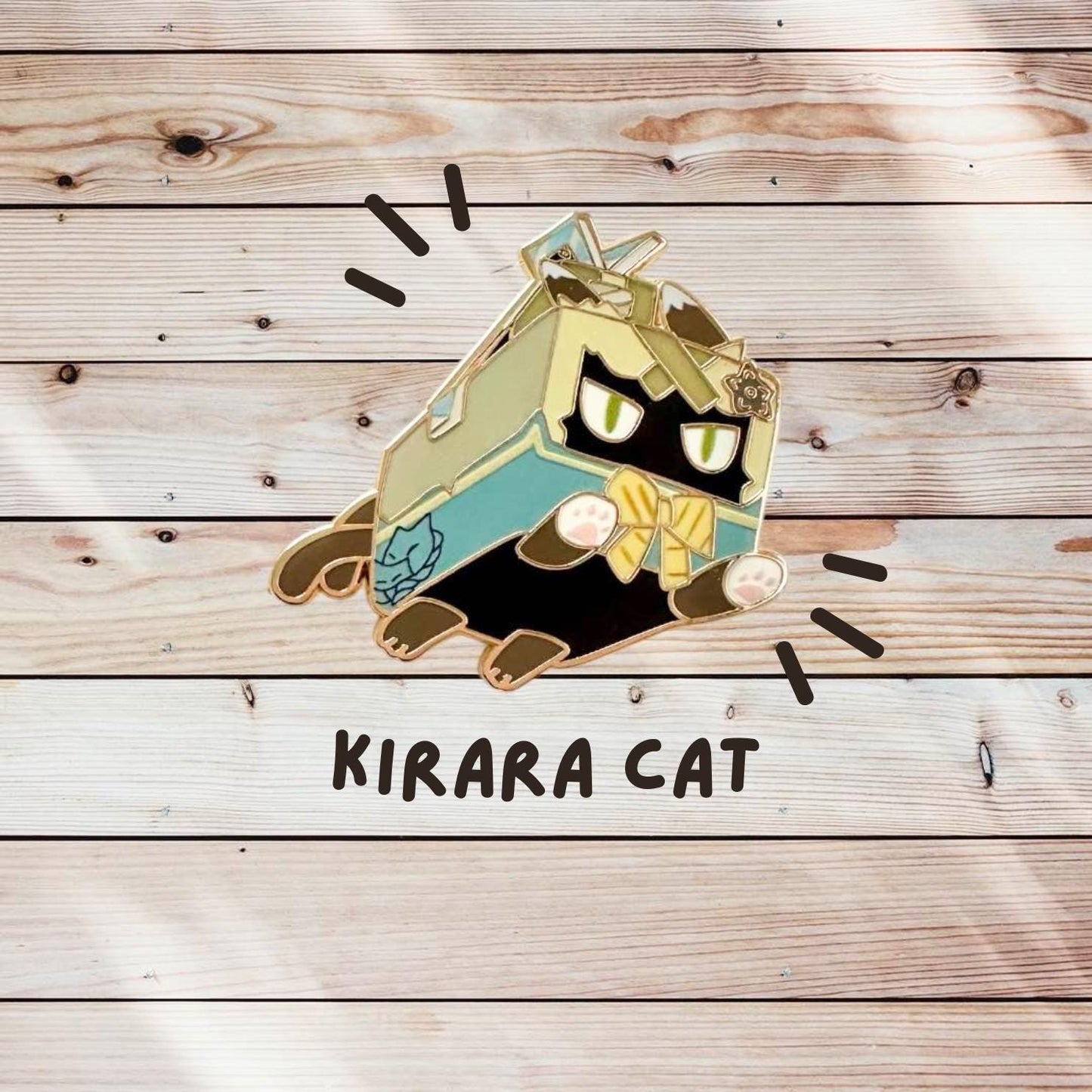 Kirara Cat Enamel Pin