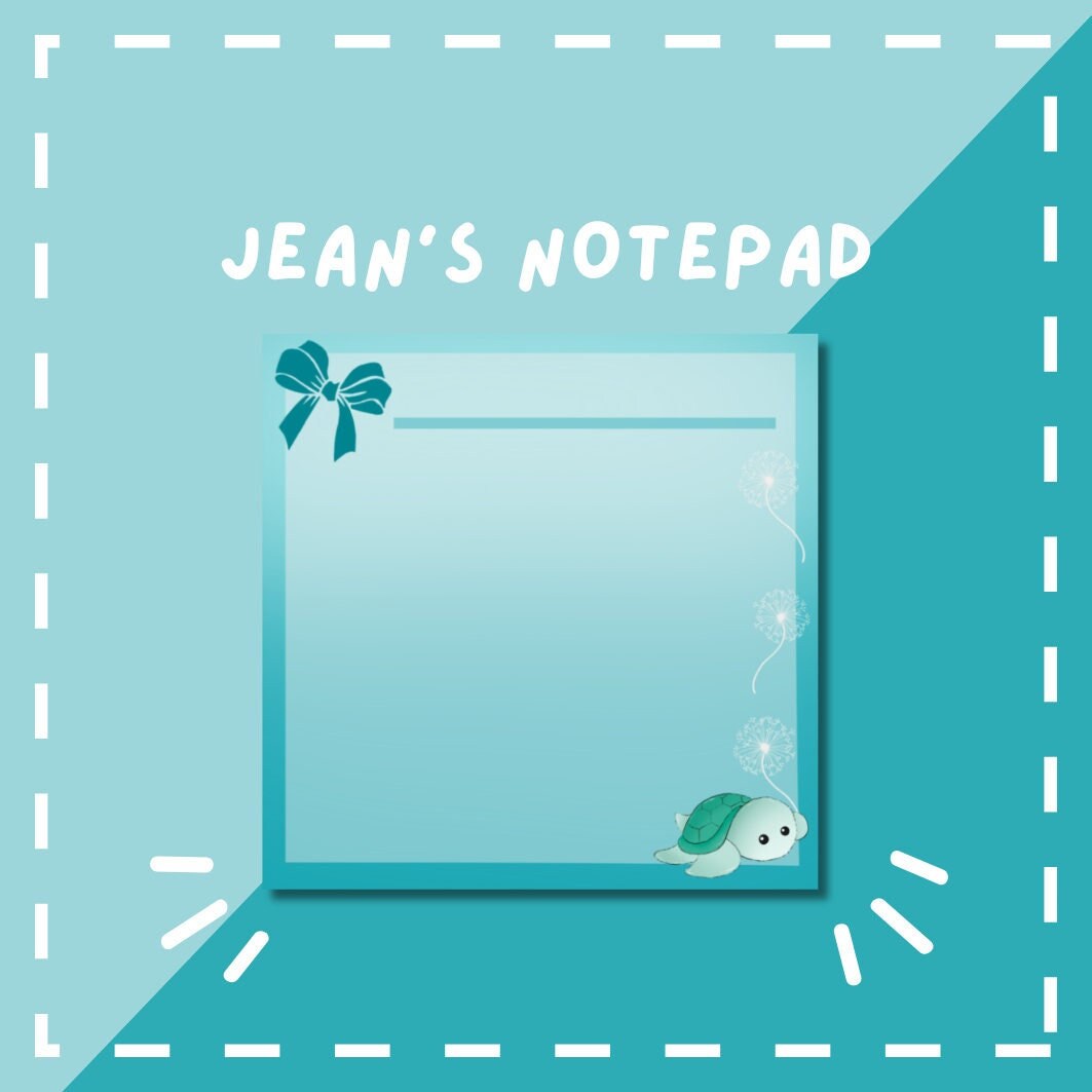 Jean Notepad
