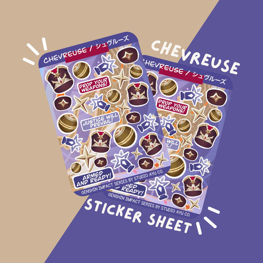 Chevreuse Waterproof Matte Sticker Sheet