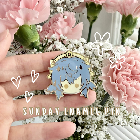 Sunday Enamel Pin