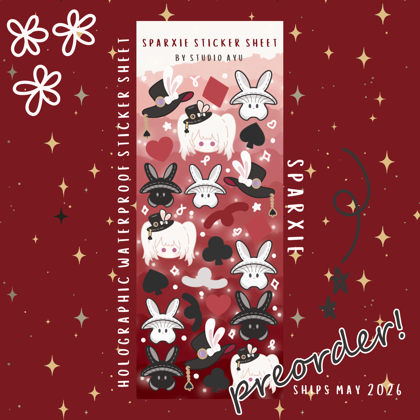 Sparxie Holographic Sticker Sheet