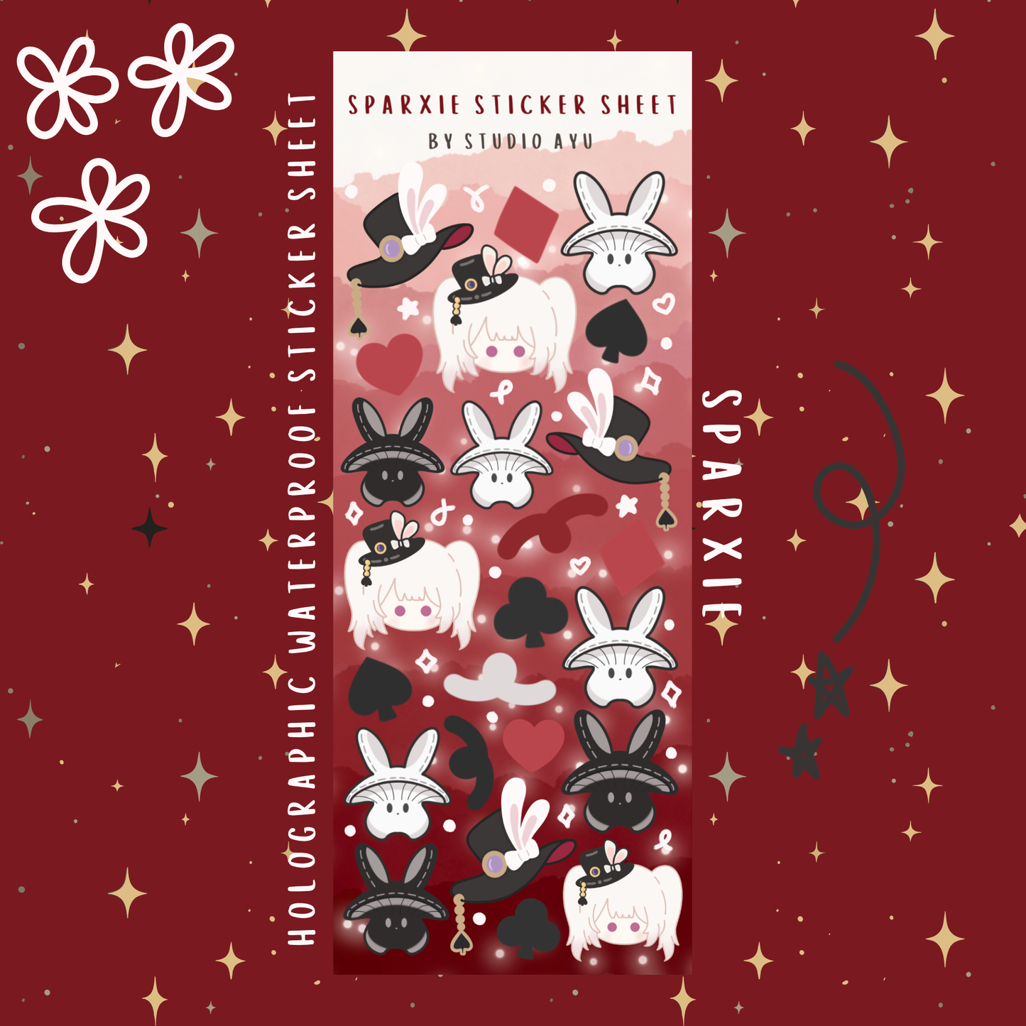 Sparxie Holographic Sticker Sheet