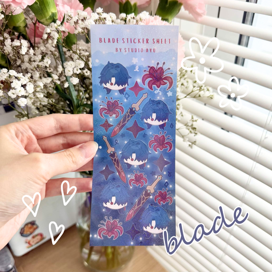 Blade Holographic Sticker Sheet