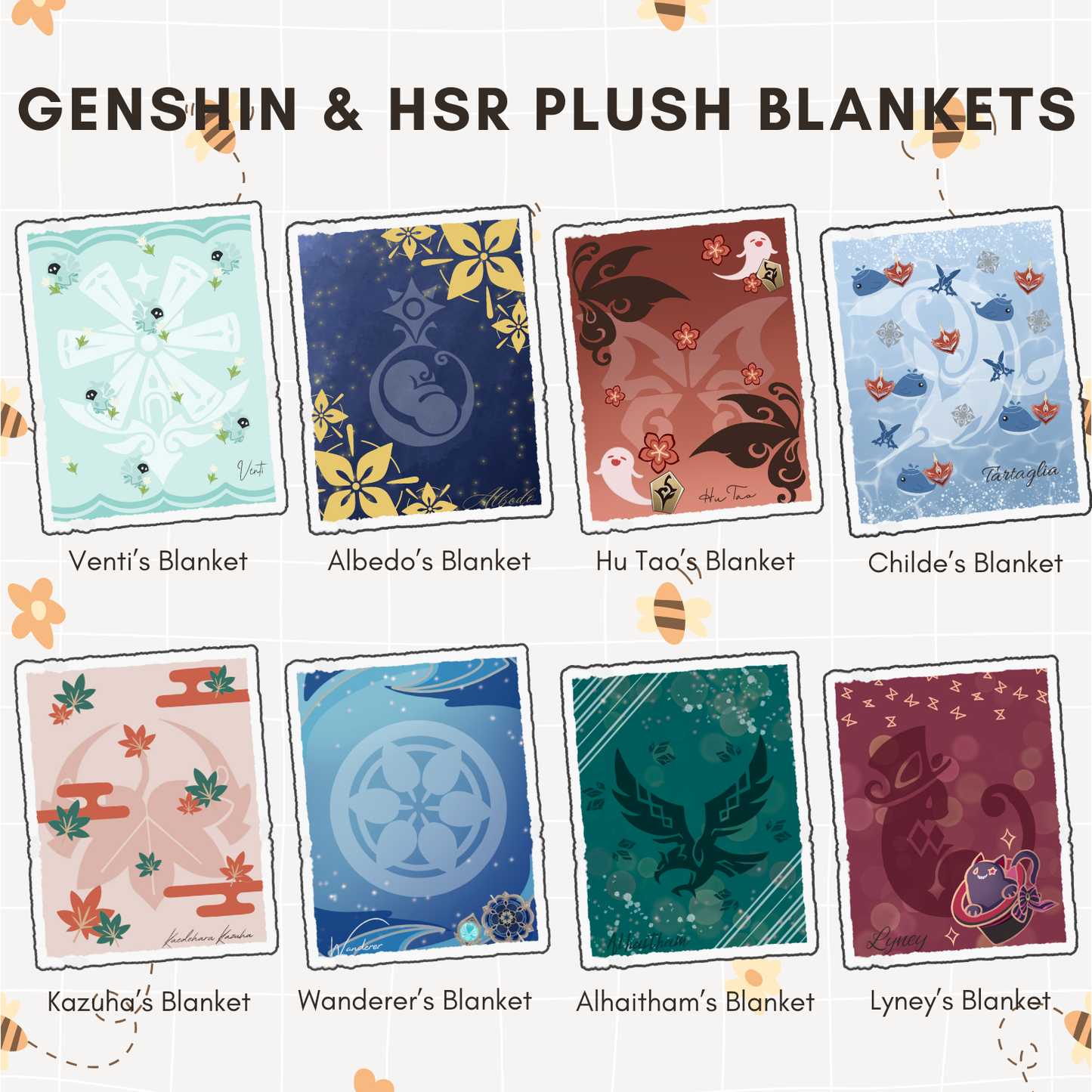 Kazuha Plush Blanket