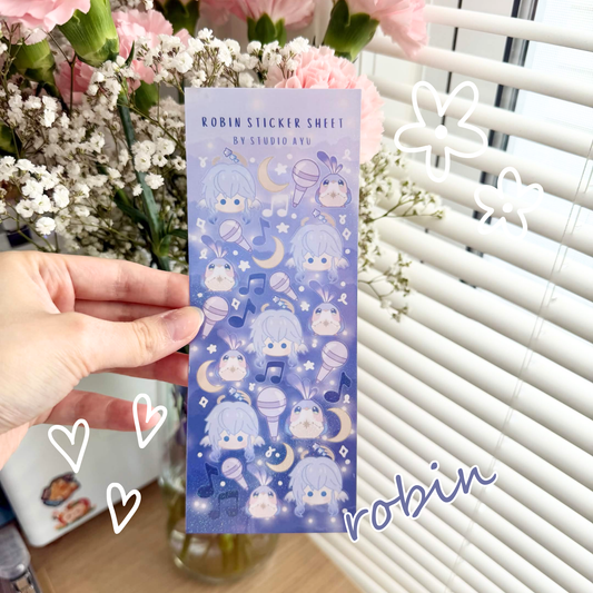 Robin Holographic Sticker Sheet
