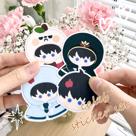Caleb Textured Sticker Set