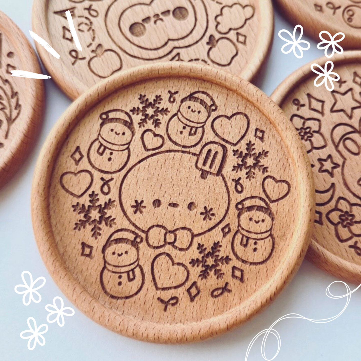 Zayne Wooden Coaster