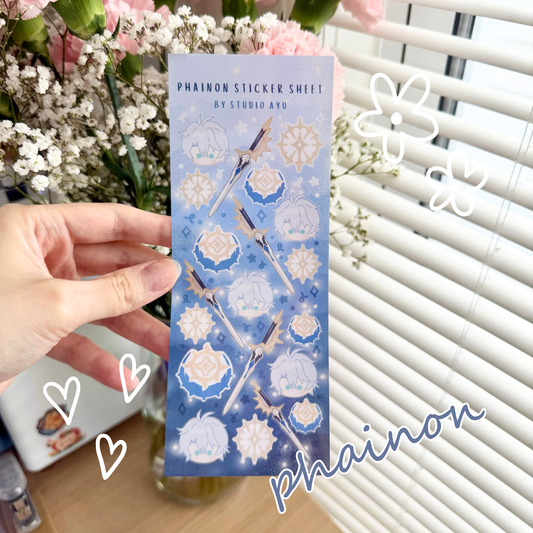 Phainon Holographic Sticker Sheet