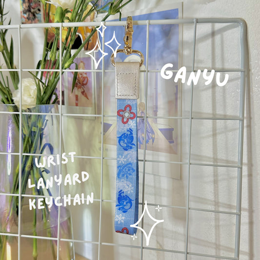 Ganyu Wrist Lanyard Keychain