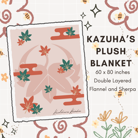 Kazuha Plush Blanket