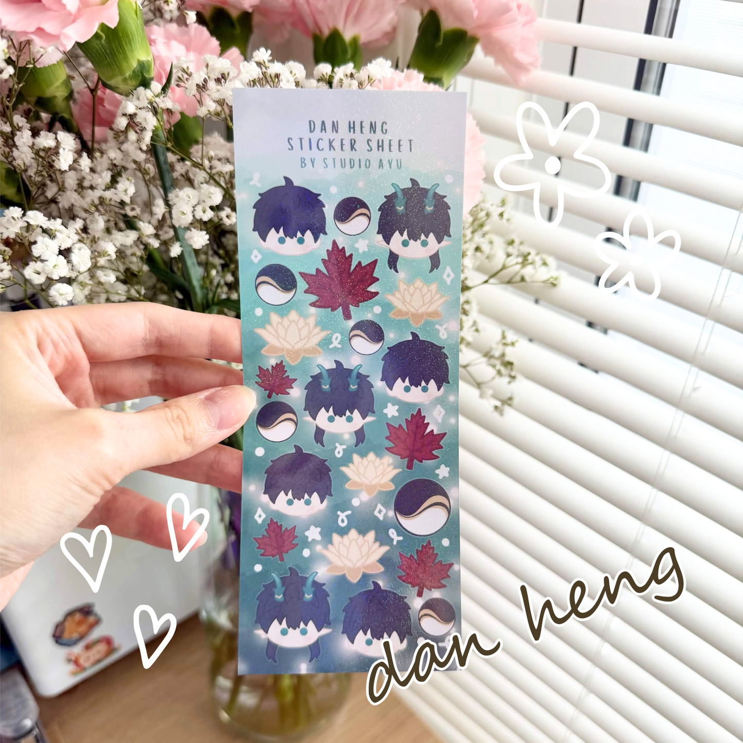 Dan Heng Holographic Sticker Sheet