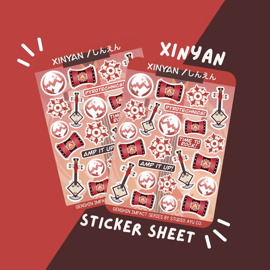 Xinyan Waterproof Matte Sticker Sheet