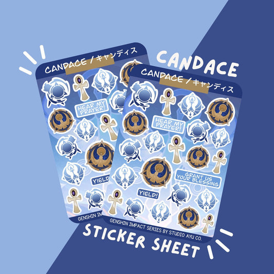Candace Waterproof Matte Sticker Sheet