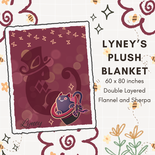 Lyney Plush Blanket
