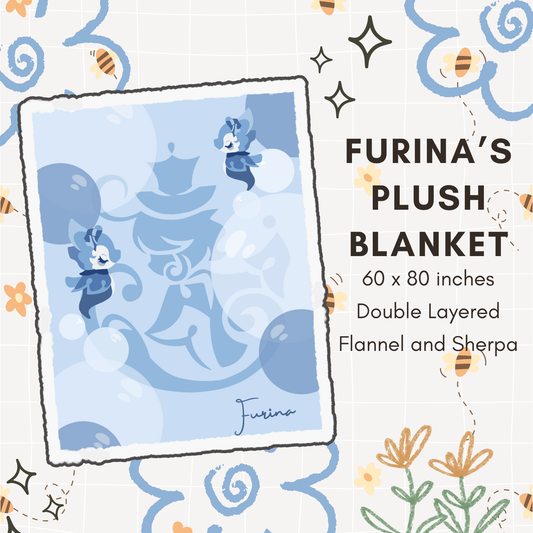 Furina Plush Blanket