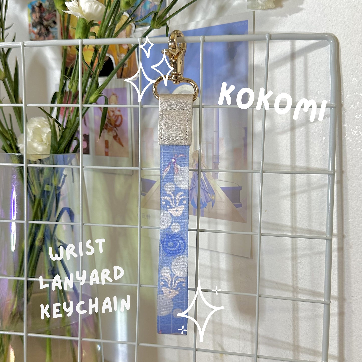Kokomi Wrist Lanyard Keychain