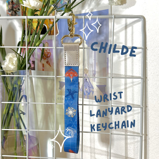 Childe Tartaglia Wrist Lanyard Keychain