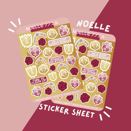 Noelle Waterproof Matte Sticker Sheet