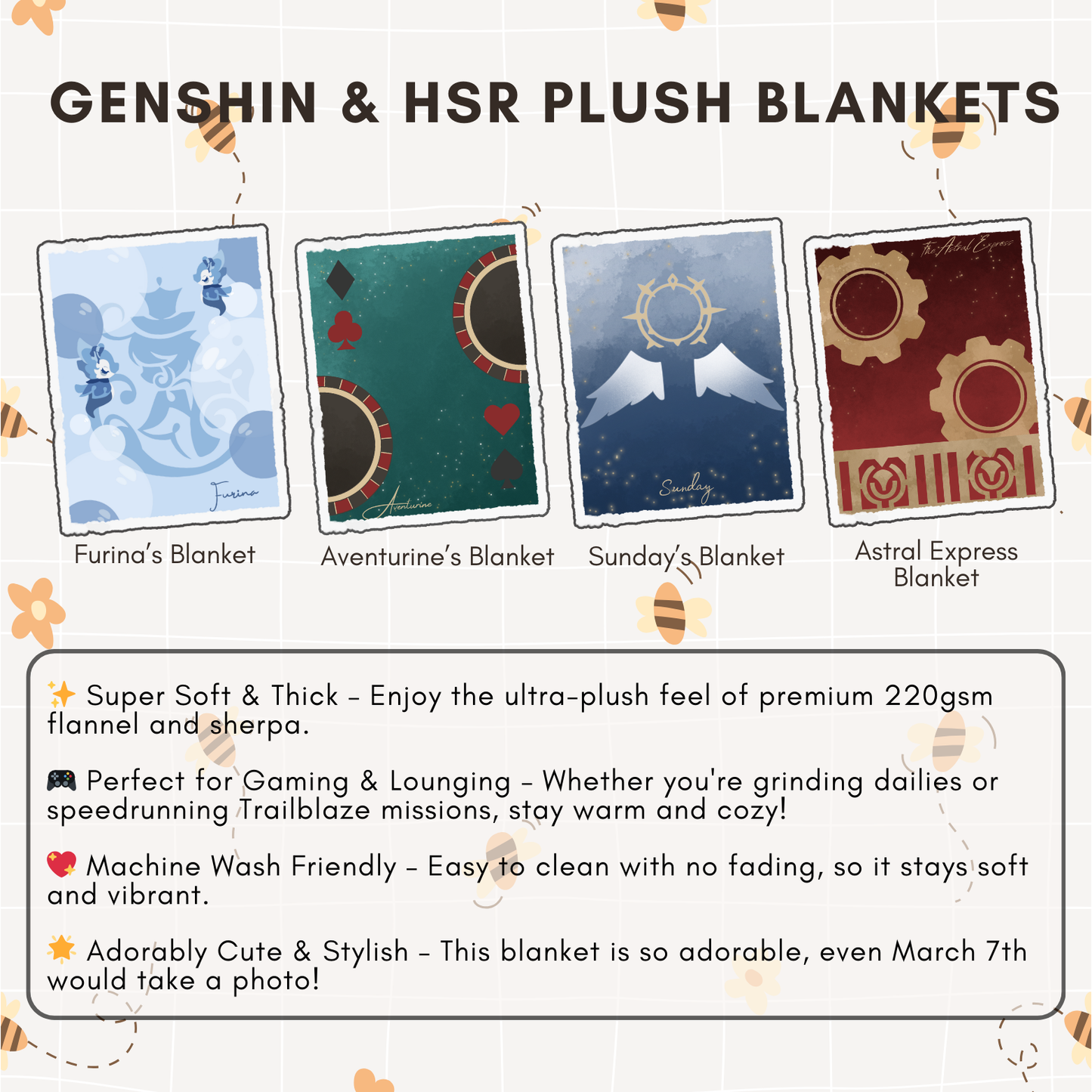 Kazuha Plush Blanket