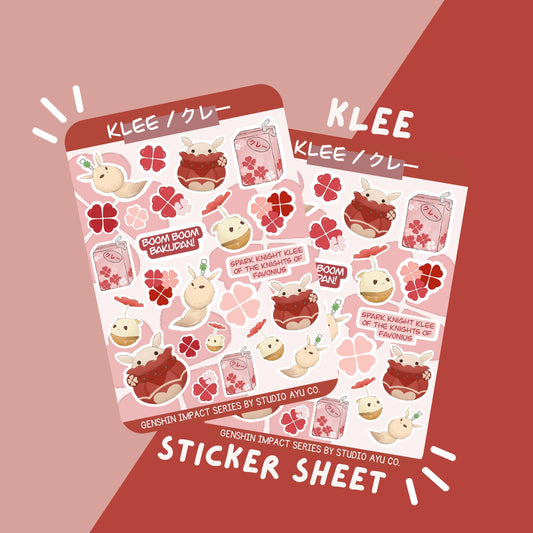Klee Waterproof Matte Sticker Sheet