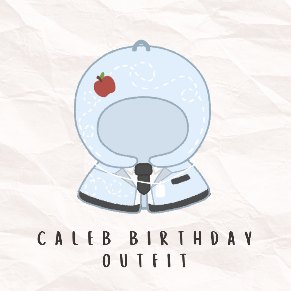 Caleb Chibi Plushie & Outfit Set- PREORDER