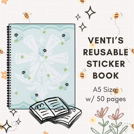 Venti Reusable Sticker Book