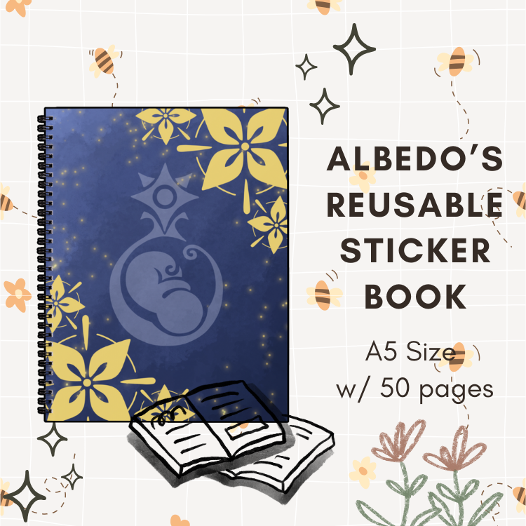 Albedo Reusable Sticker Book