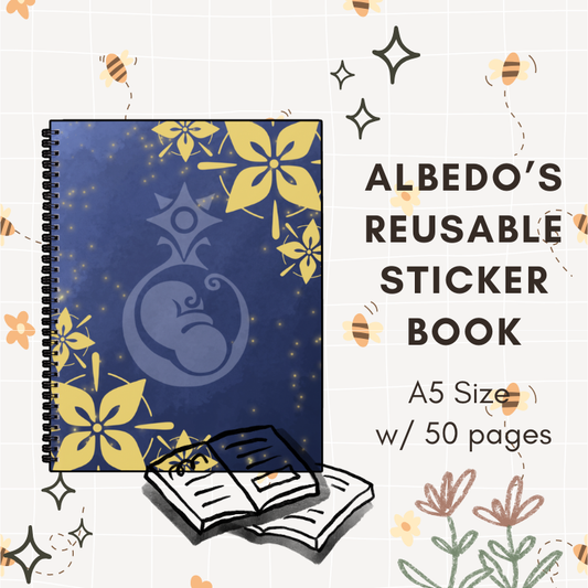 Albedo Reusable Sticker Book