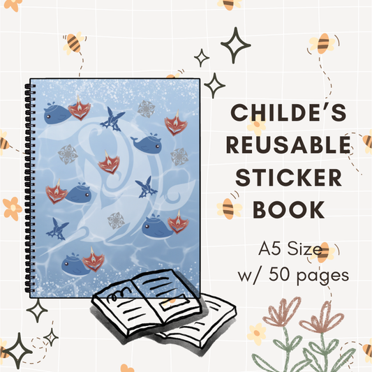 Childe Reusable Sticker Book