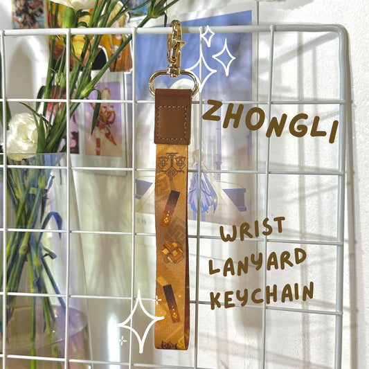 Zhongli Wrist Lanyard Keychain