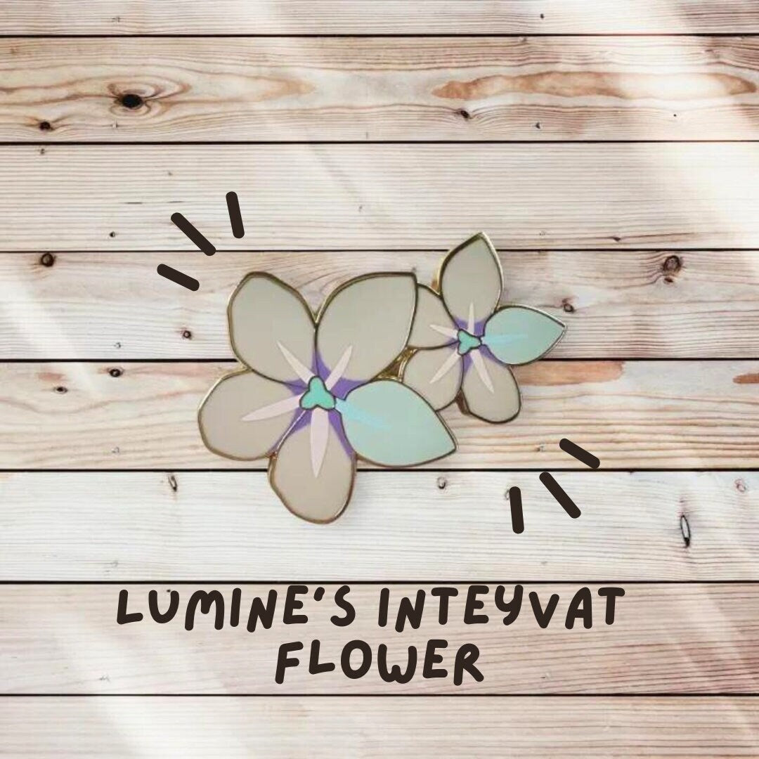 Lumine Inteyvat Flower Enamel Pin