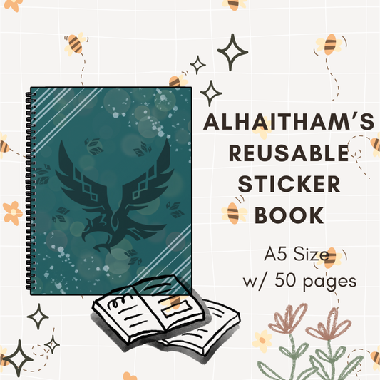 Alhaitham Reusable Sticker Book