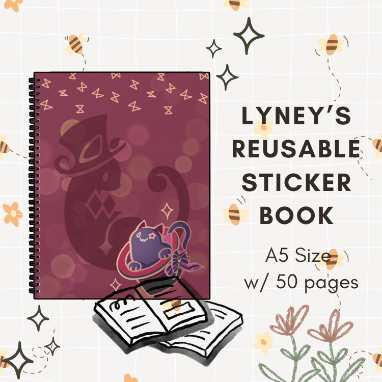 Lyney Reusable Sticker Book