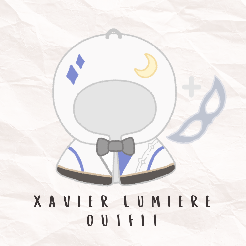 Xavier Chibi Plushie & Outfit Set- PREORDER