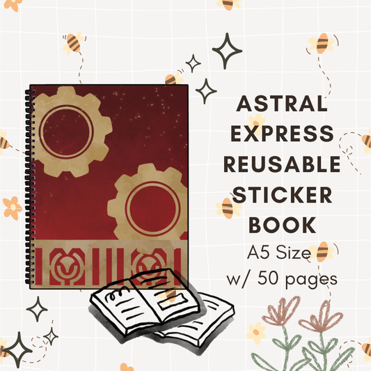 Astral Express Reusable Sticker Book
