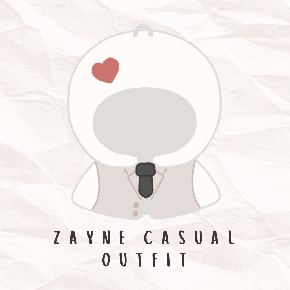 Zayne Chibi Plushie & Outfit Set- PREORDER