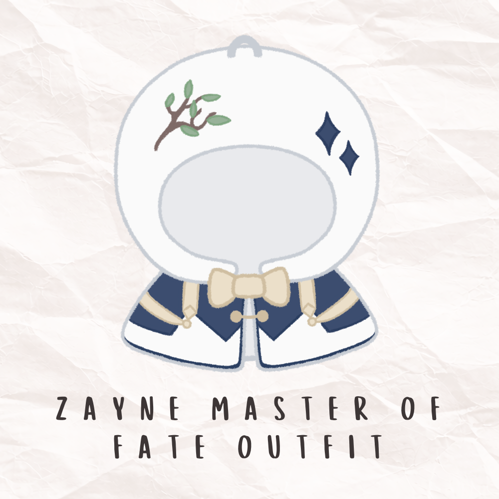 Zayne Chibi Plushie & Outfit Set- PREORDER