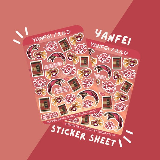 Yanfei Waterproof Matte Sticker Sheet