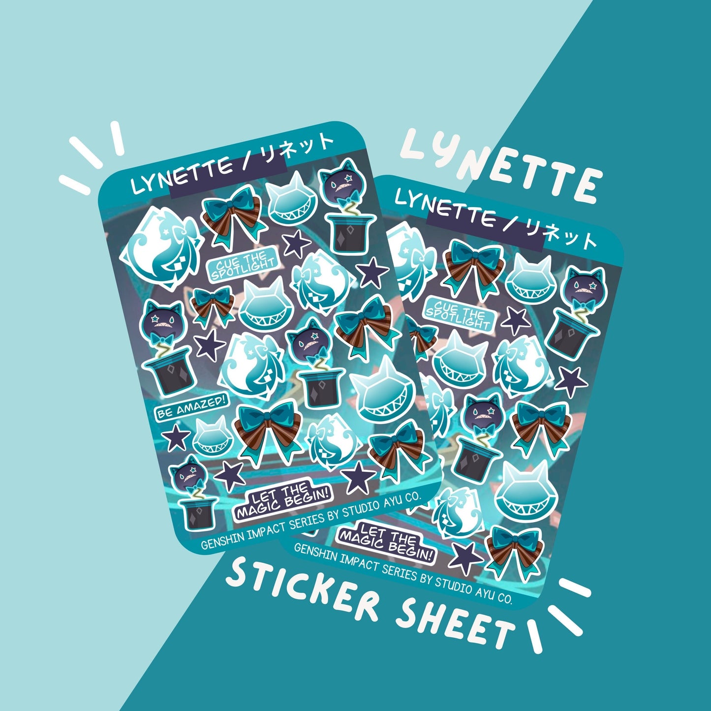 Lynette Waterproof Matte Sticker Sheet