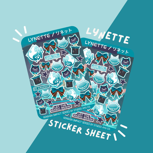 Lynette Waterproof Matte Sticker Sheet