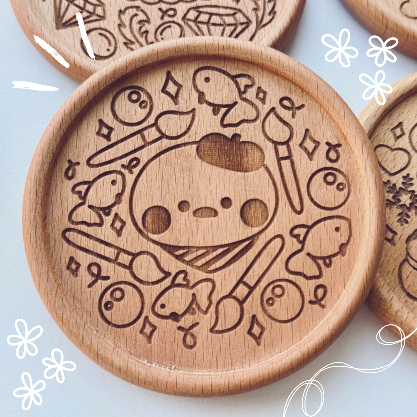 Rafayel Wooden Coaster